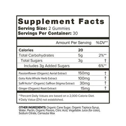 Organifi Happy Drops Sweet Lemon Flavor 60 Gummies