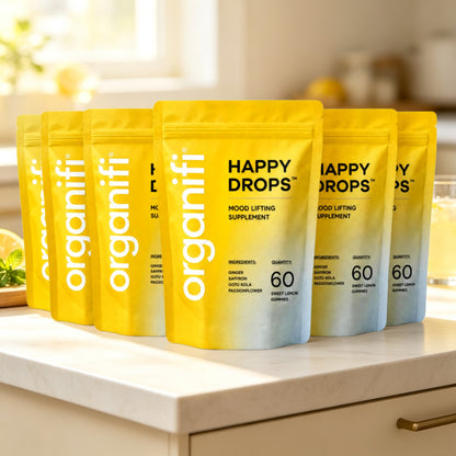 Organifi Happy Drops Sweet Lemon Flavor 60 Gummies
